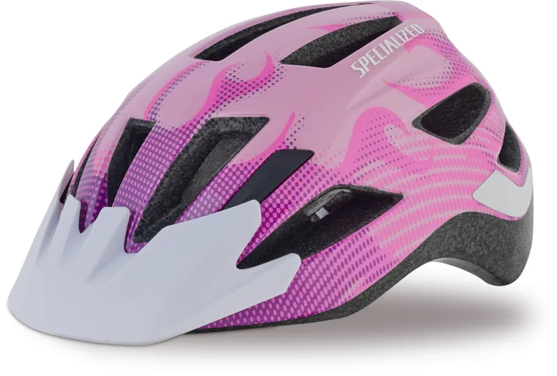 pink mountain bike helmet