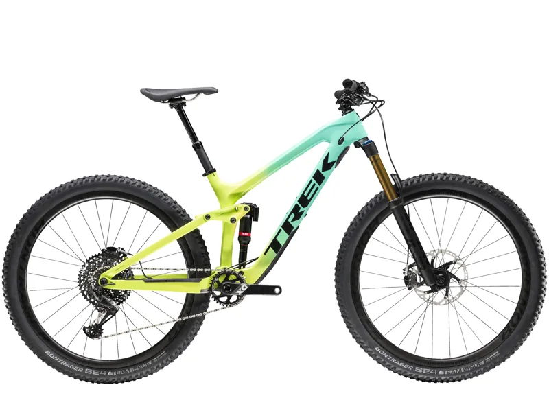 green full suspension mountain bikes