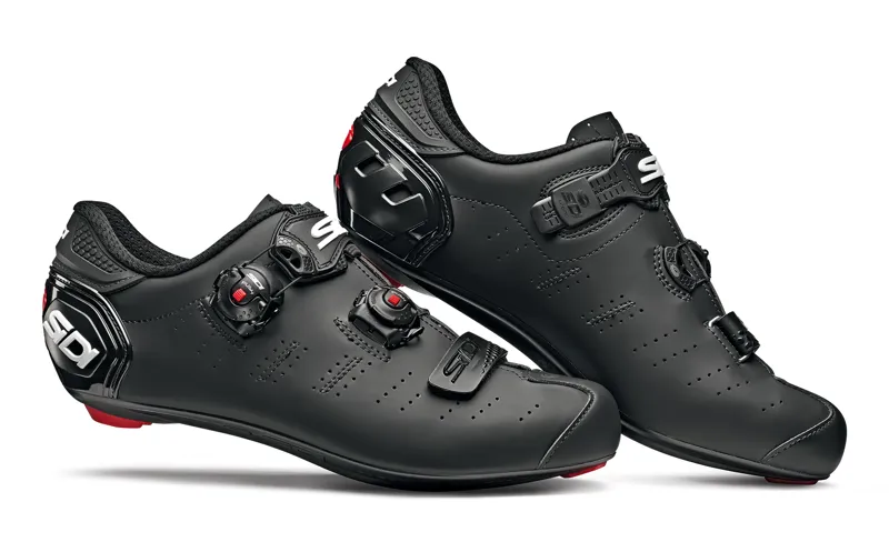Sidi Ergo 5 Mega Fit Carbon Road Shoes in Black