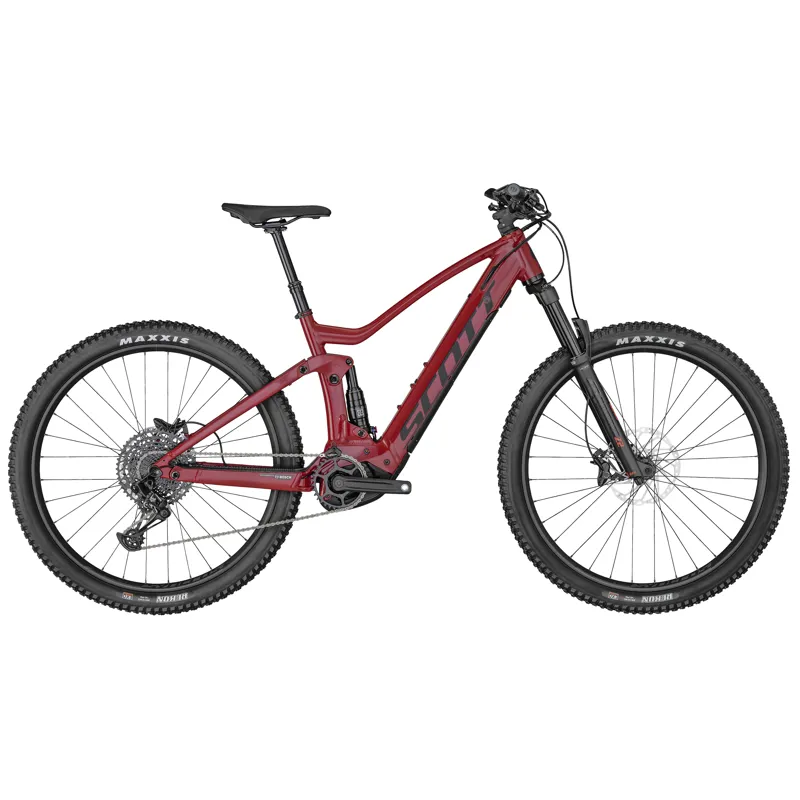 2022 Scott Strike eRIDE 930 Electric Bike in Red
