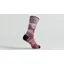 Specialized Soft Air Tall Socks in Maroon Blur