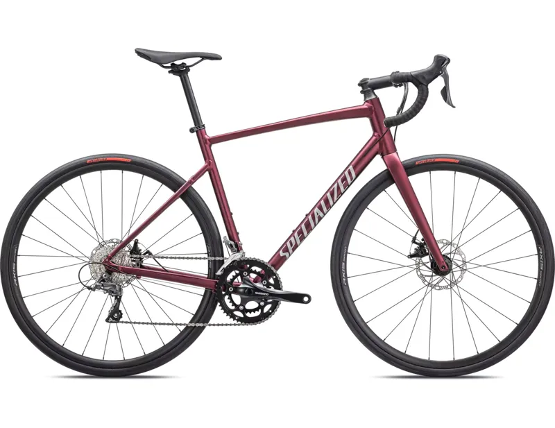 Specialized Allez E5 Disc Aluminium Road Bike in Satin Maroon