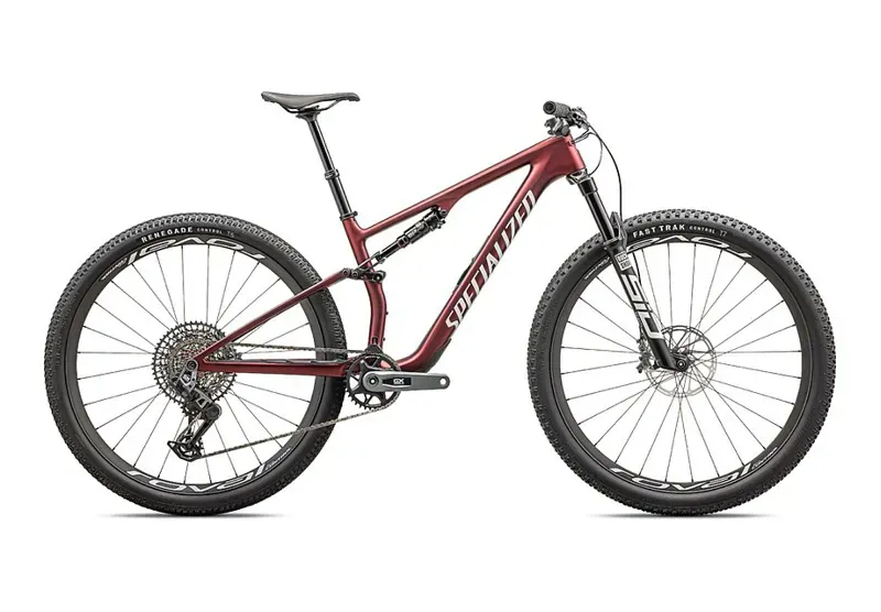 Specialized Epic Expert XC Mountain Bike in Red Sky White