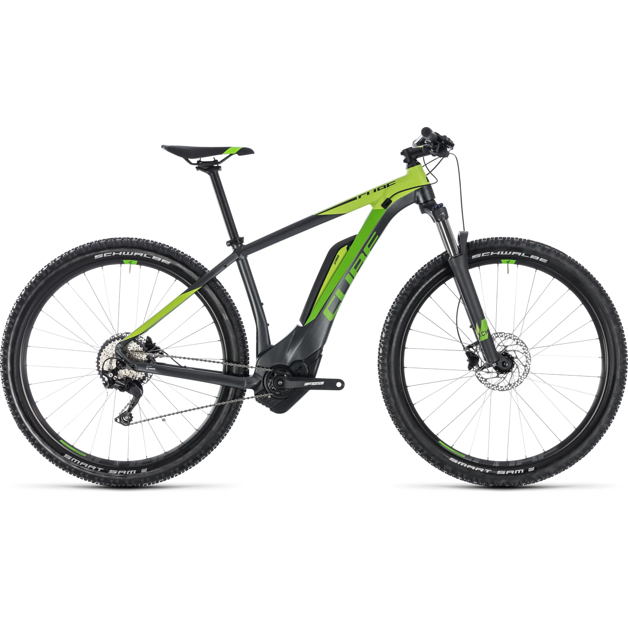 2018 Cube Reaction Hybrid PRO 500 Mens E Mountain Iridi Grn