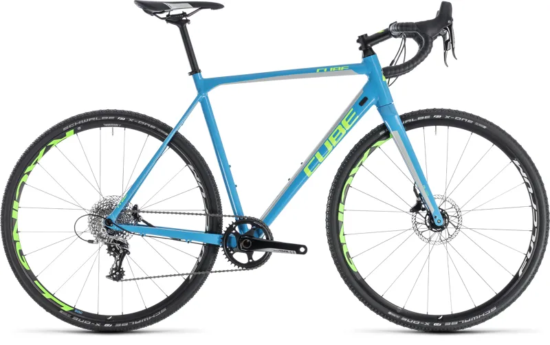 2018 Cube Cross Race SL Mens Cyclo cross Bike in Blue Green