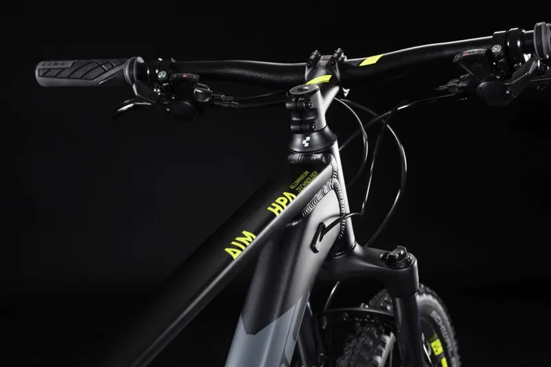 2019 Cube Aim Pro Hardtail Mountain Bike in Black