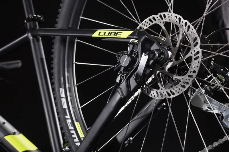 2019 Cube Aim Pro Hardtail Mountain Bike in Black