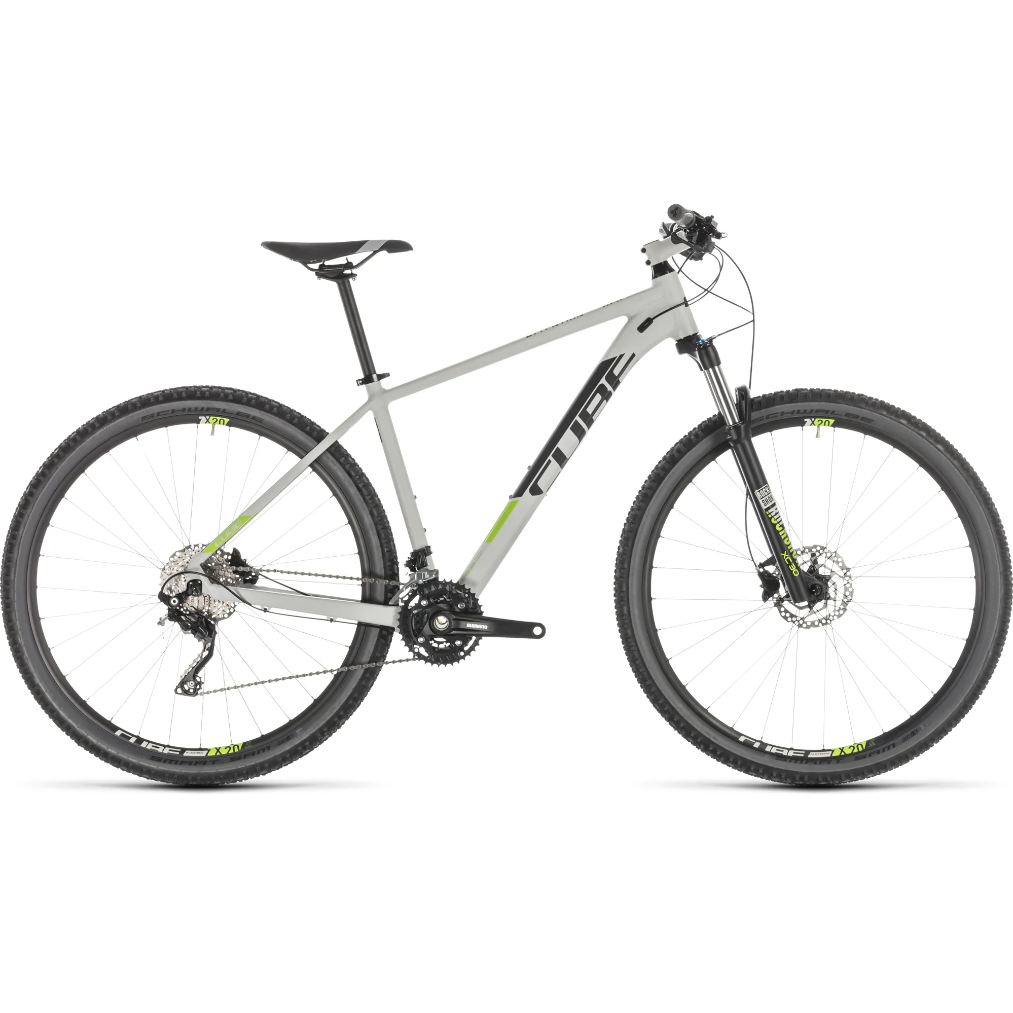 2019 Cube Attention Hardtail Mountain Bike in Grey
