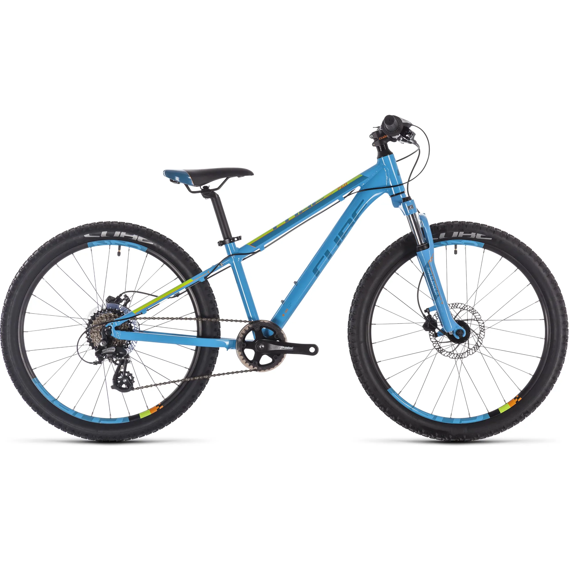2019 Cube Acid 240 Disc Kids Mountain Bike in Blue