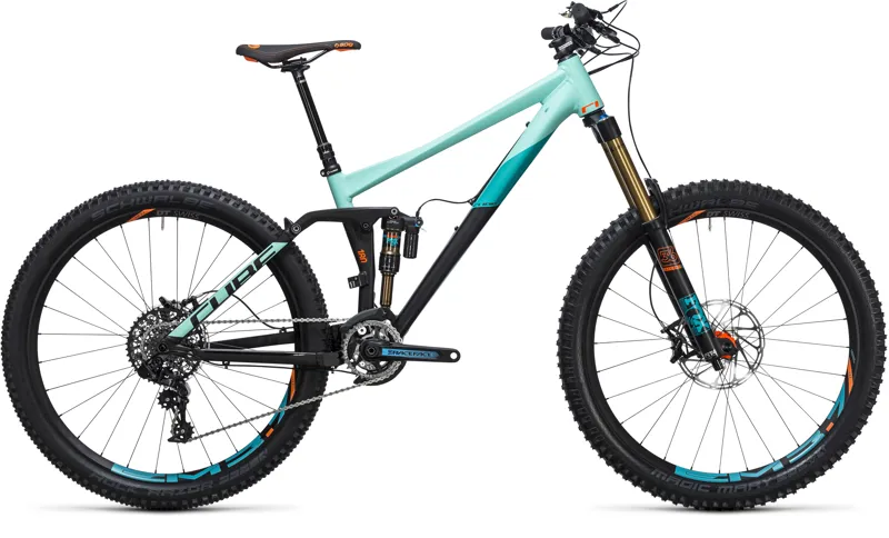 Cube Fritzz 180 HPA SL in Black Mint