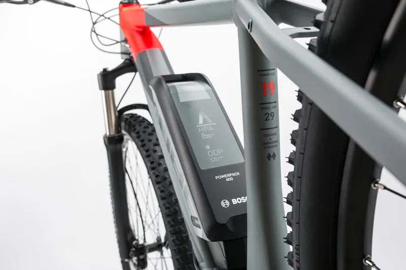 Cube Reaction HPA PRO E bike in Grey Blue