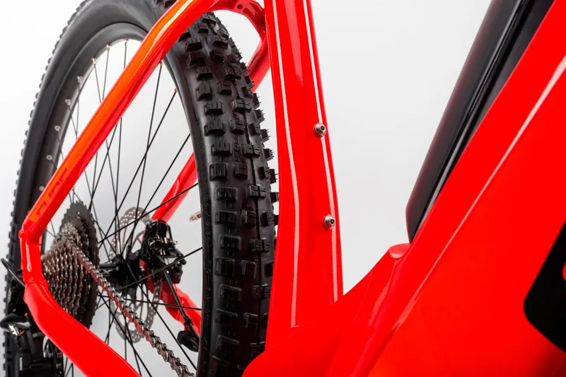Cube Reaction HPA SL 500 E bike in Red Orange