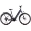 Cube Touring Hybrid Pro 625 Stepthrough Electric Bike in Metallic Grey/Chrome