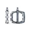  DMR - V12 Flat Aluminium Mountain Bike Pedal in Polished Silver