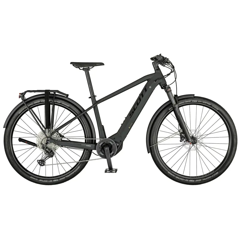 Scott Axis eRIDE 10 Electric Hybrid Bike in Black