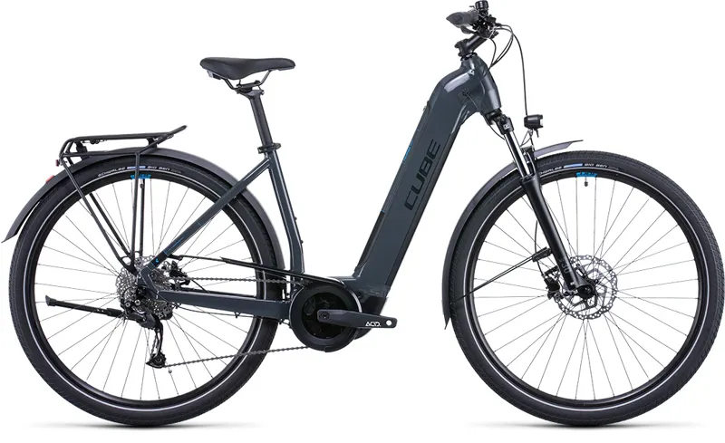 2022 Cube Touring Hybrid One 500 Bike in Grey