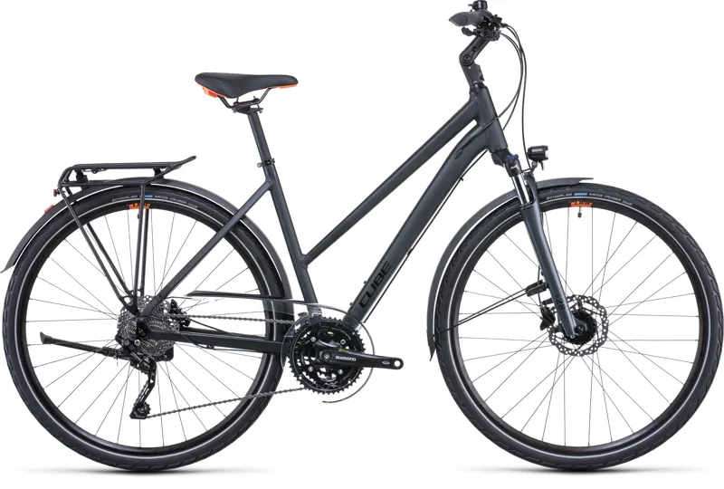 2022 Cube Touring EXC Hybrid Bike in Grey