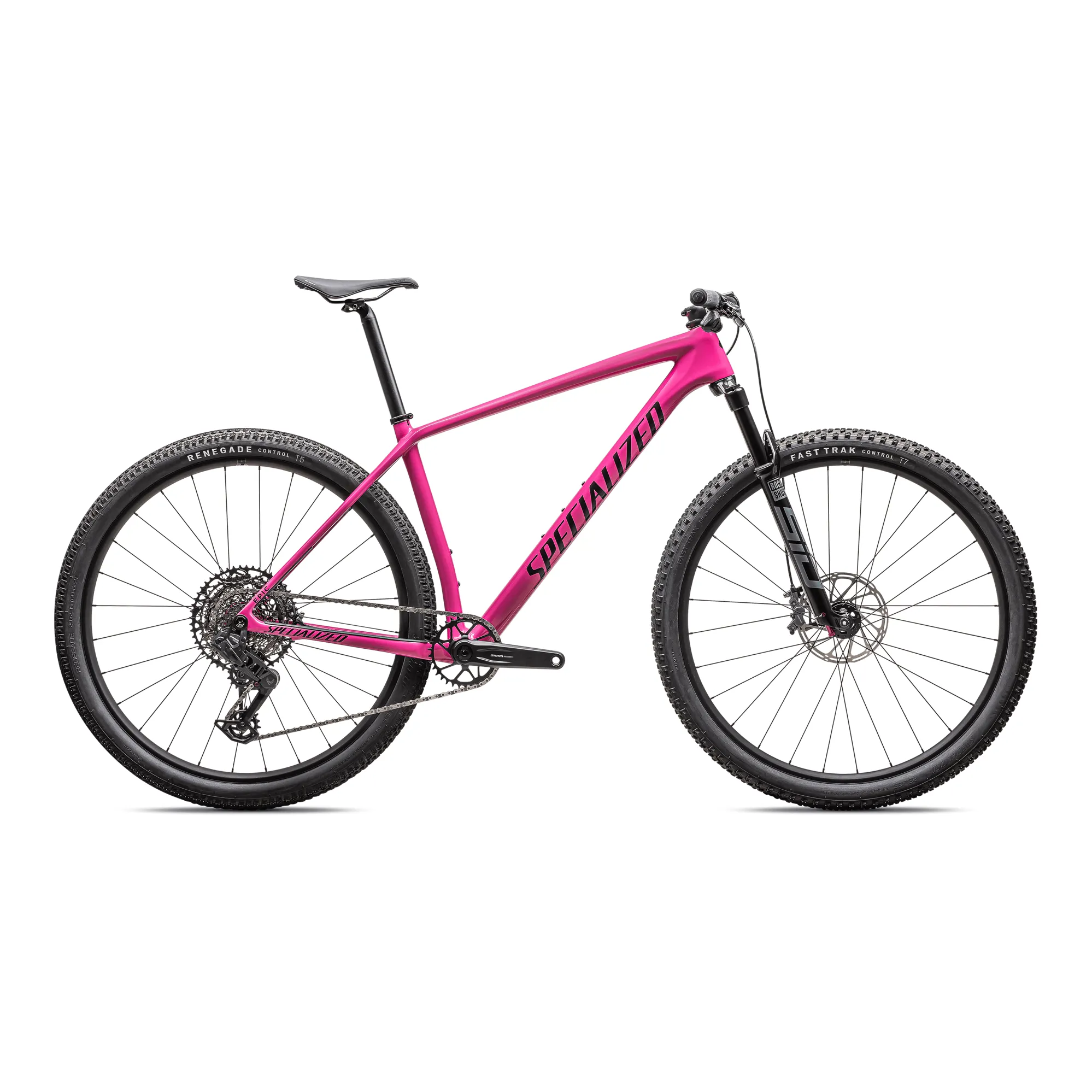 Specialized Epic Hardtail Comp Carbon Mountain Bike in Rebel Pink
