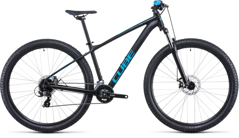2022 Cube Aim Mountain Bike Black Blue