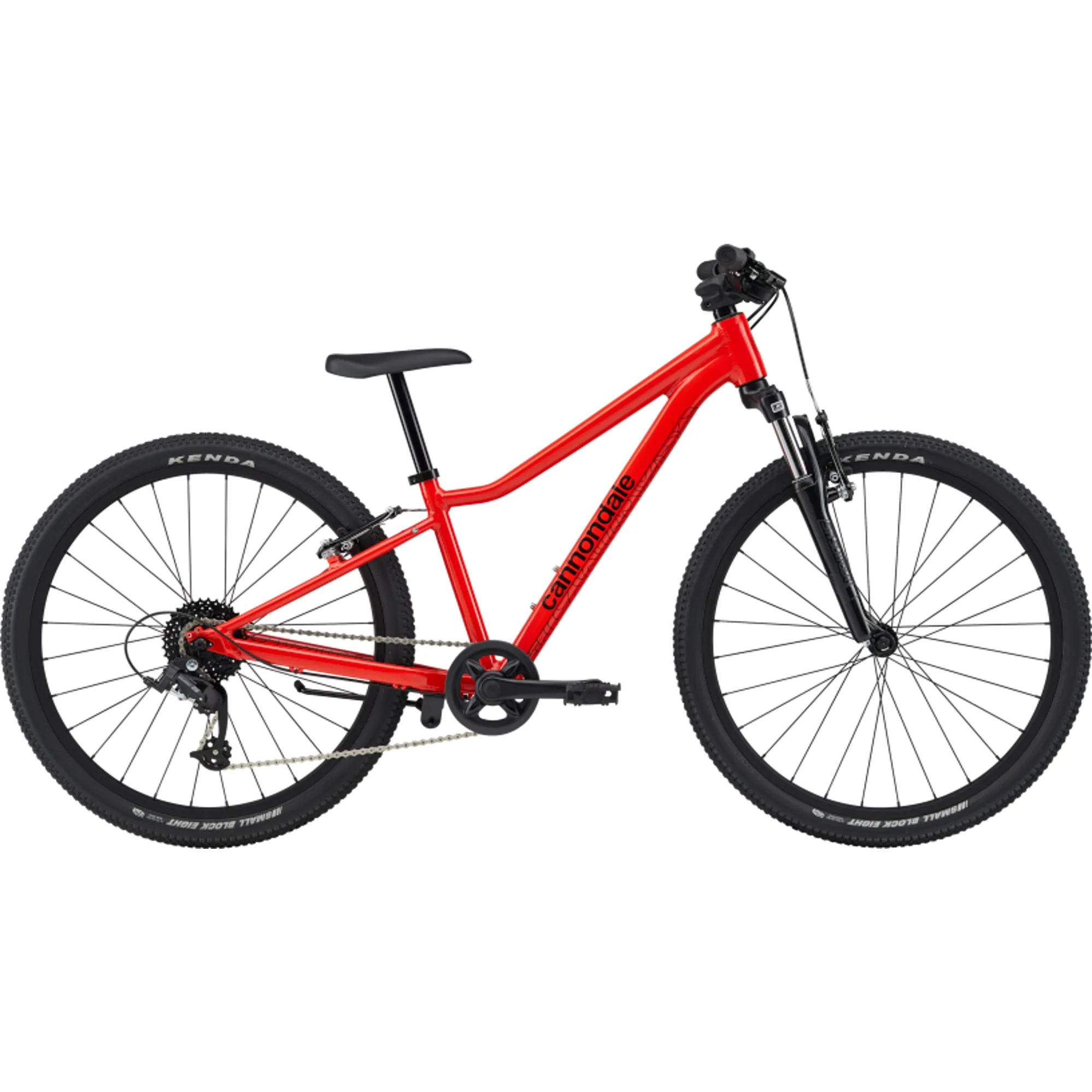 Cannondale Kids Trail 24 inch Aluminium Mountain Bike in Rally Red