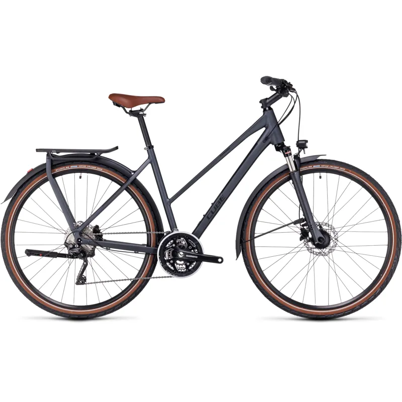 Cube Kathmandu Pro Touring Bike in Grey Black