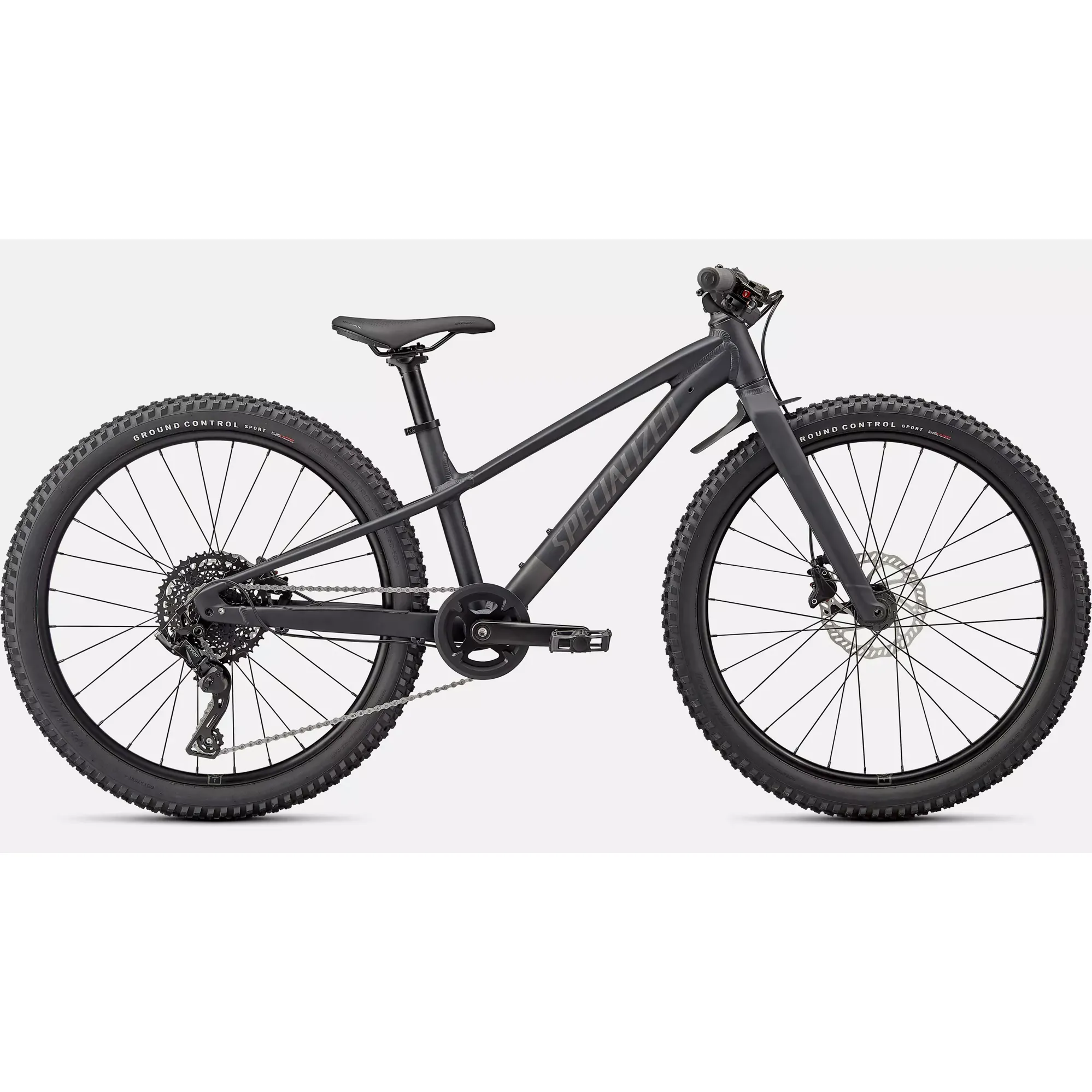 Specialized Riprock 24 Kids Mountain Bike in Cast Black Smoke