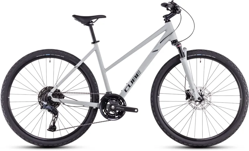 Cube Nature EXC Aluminium Hybrid Bike in White