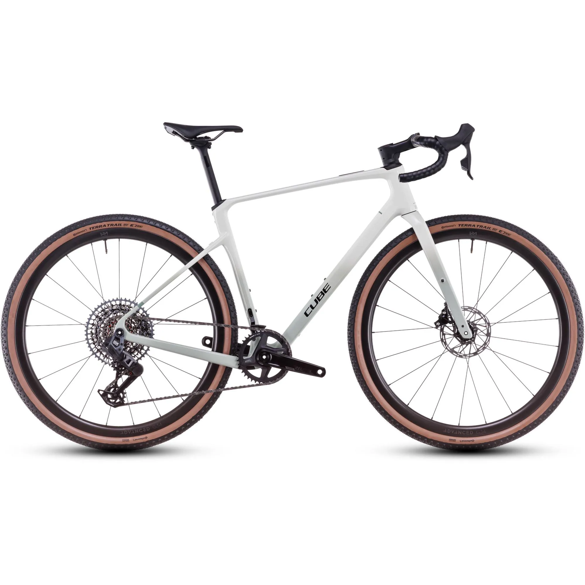 Cube Nuroad C 62 C 62 EX Carbon Road Bike in White