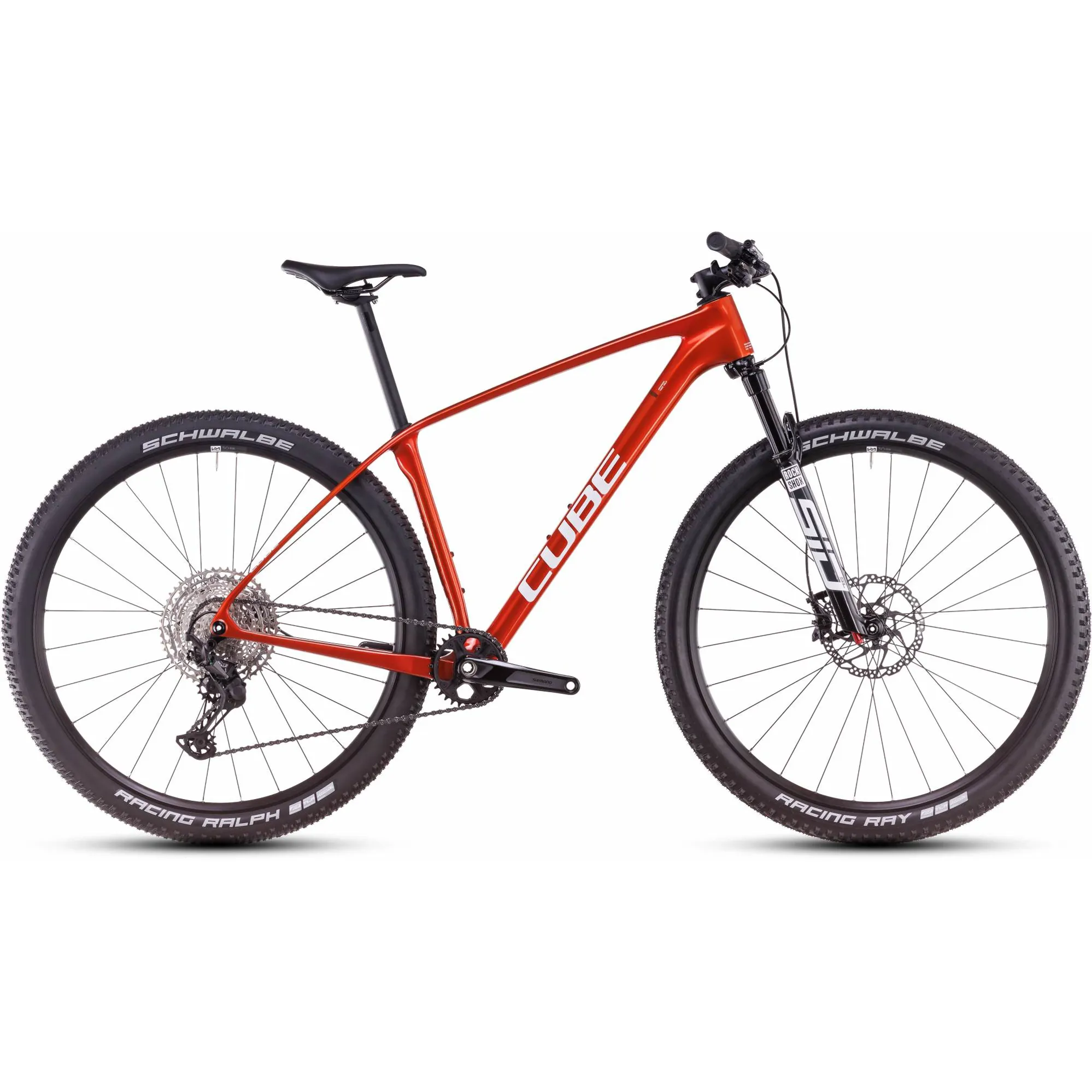 Cube Reaction C 62 Pro Carbon Mountain Bike in Orange