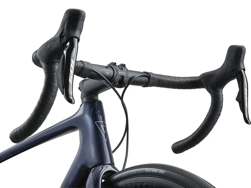 Giant TCR Advanced 1 Disc PC Road Bike in Cold Night