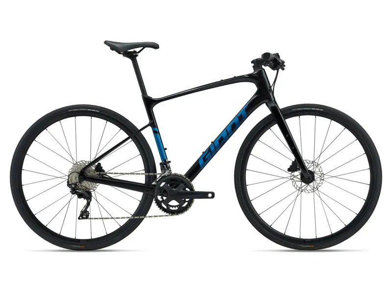 Giant FastRoad Advanced 1 Hybrid Bike in Black
