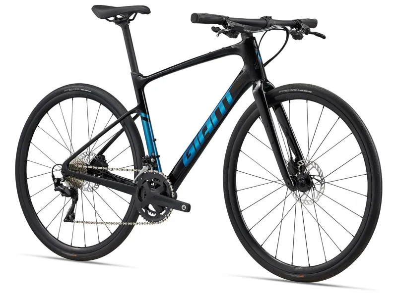 Giant FastRoad Advanced 1 Hybrid Bike in Black