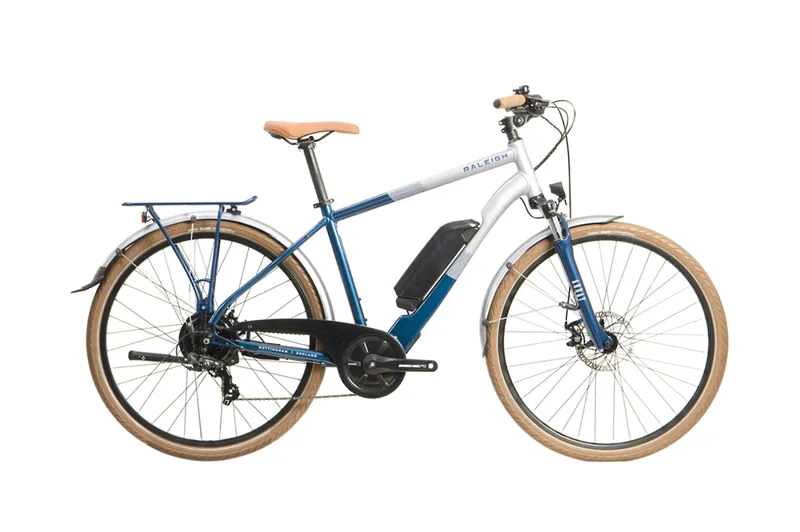 Raleigh array e motion lowstep 2021 electric hybrid top bike