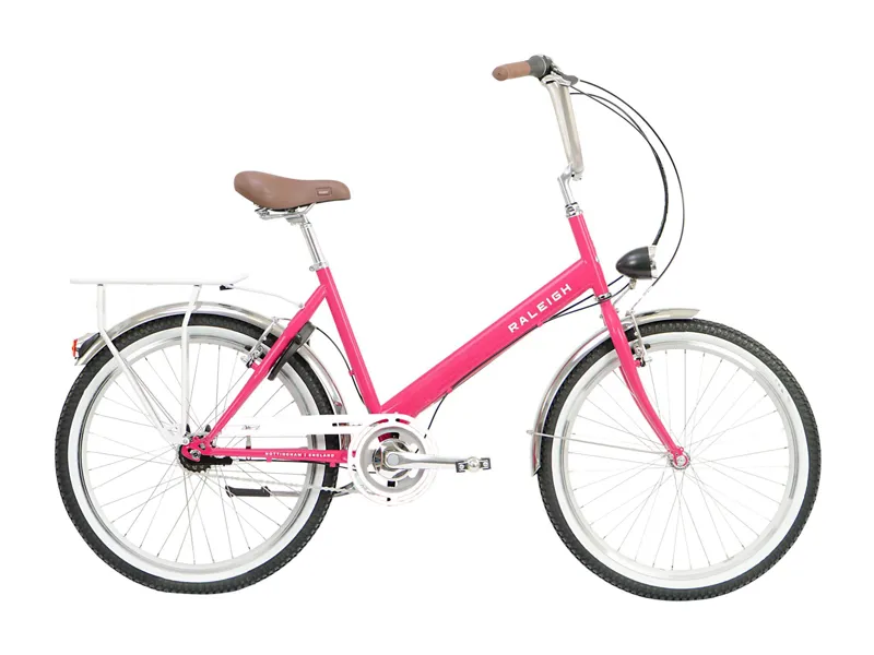 Raleigh Hoppa Hybrid Bike in Pink