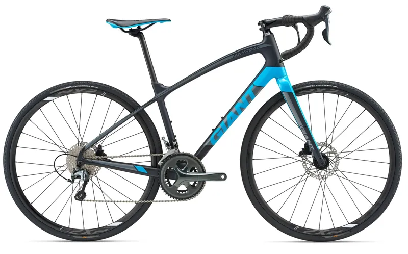 2018 Giant AnyRoad Advanced In Black Blue