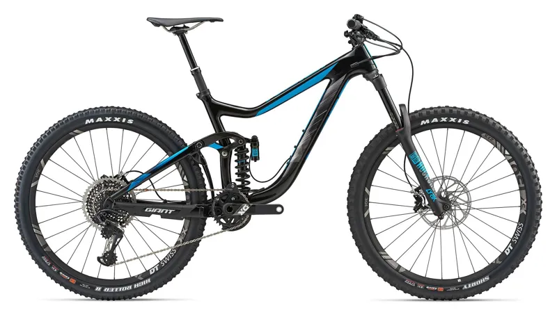 2018 Giant Reign Advanced 0 Enduro Bike In Carbon Blue