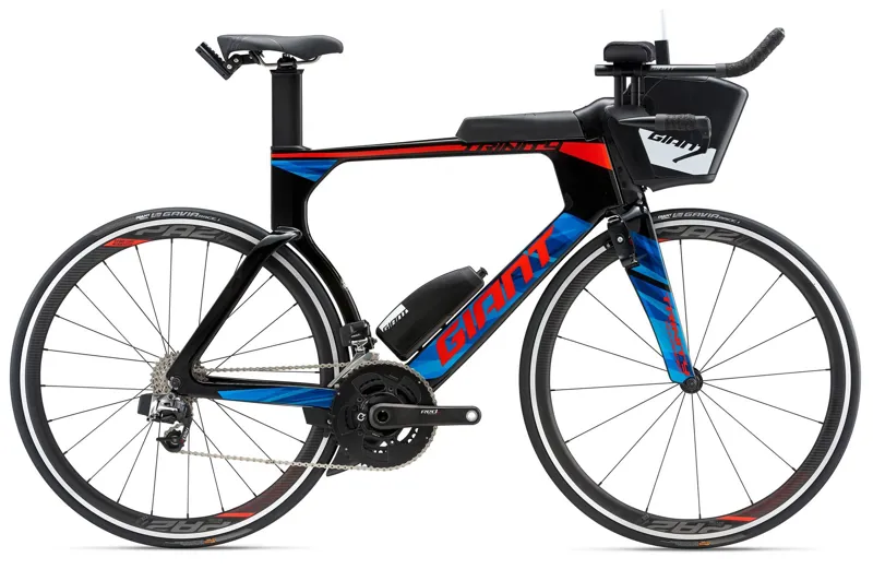 2018 Giant Trinity Advanced Pro 0 In Carbon Smoke Red Blue