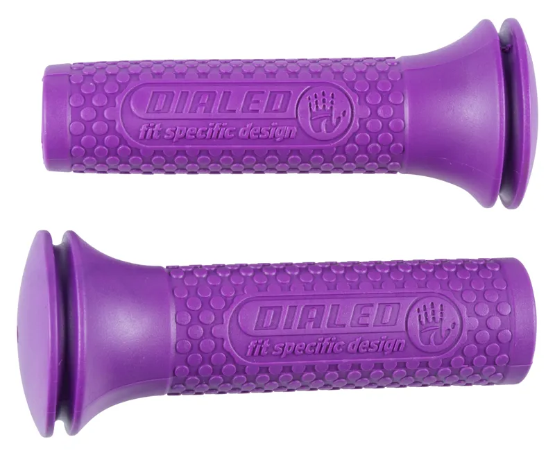 Trek Kids Dialed Flared Handlebar Grips in Purple