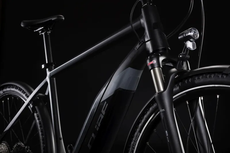 2019 Cube Cross Hybrid Exc 500 Allroad Electric Bike in Black