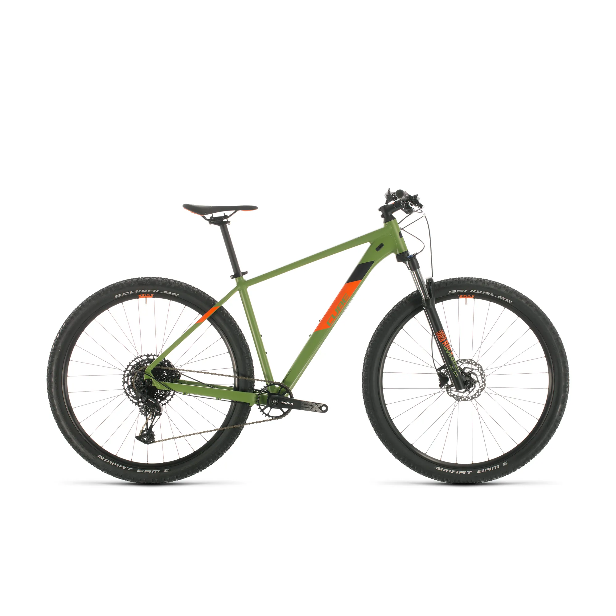 2020 Cube Analog Hardtail Mountain Bike in Green