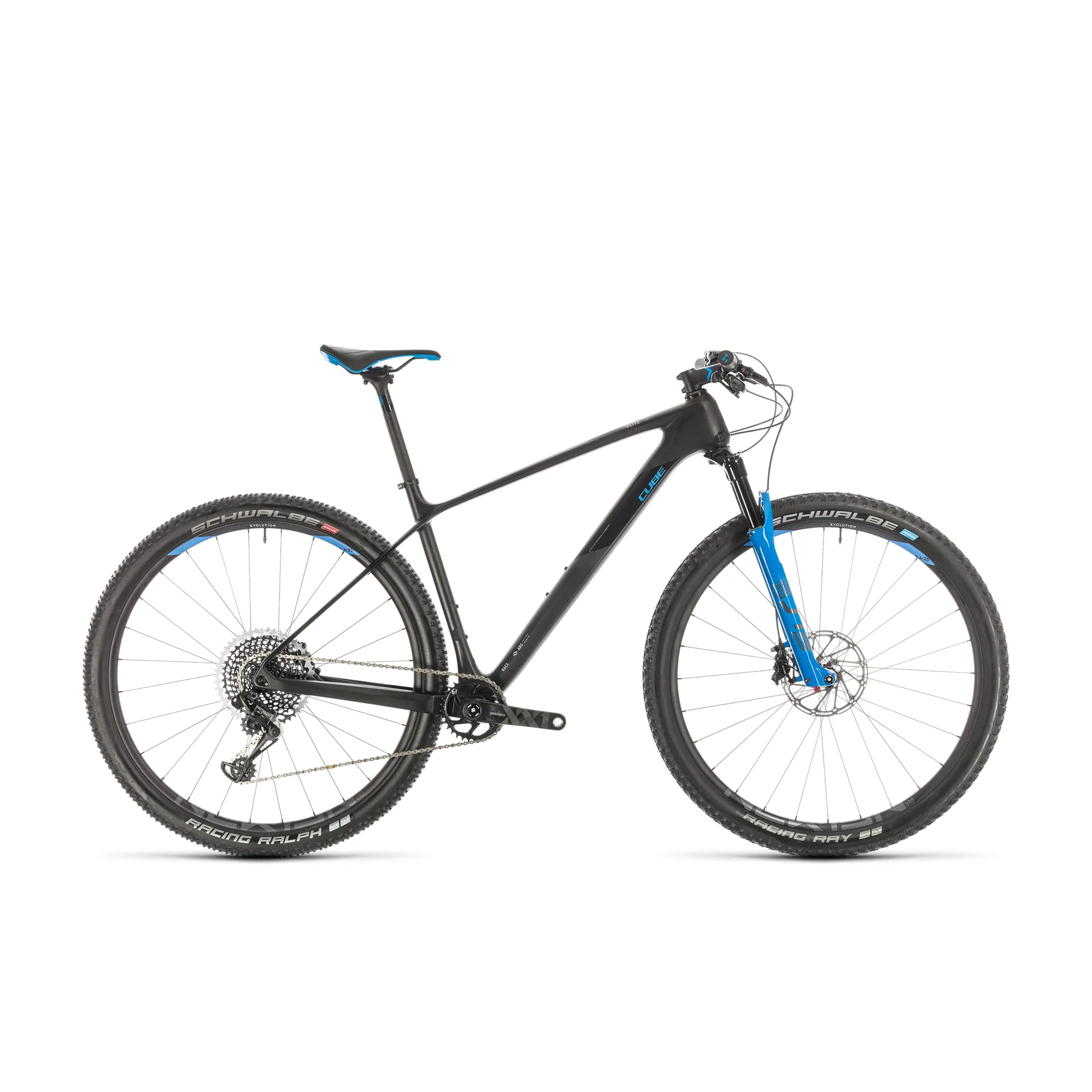 2020 Cube Elite C 68x Race Carbon Hardtail Mountain Bike in Grey