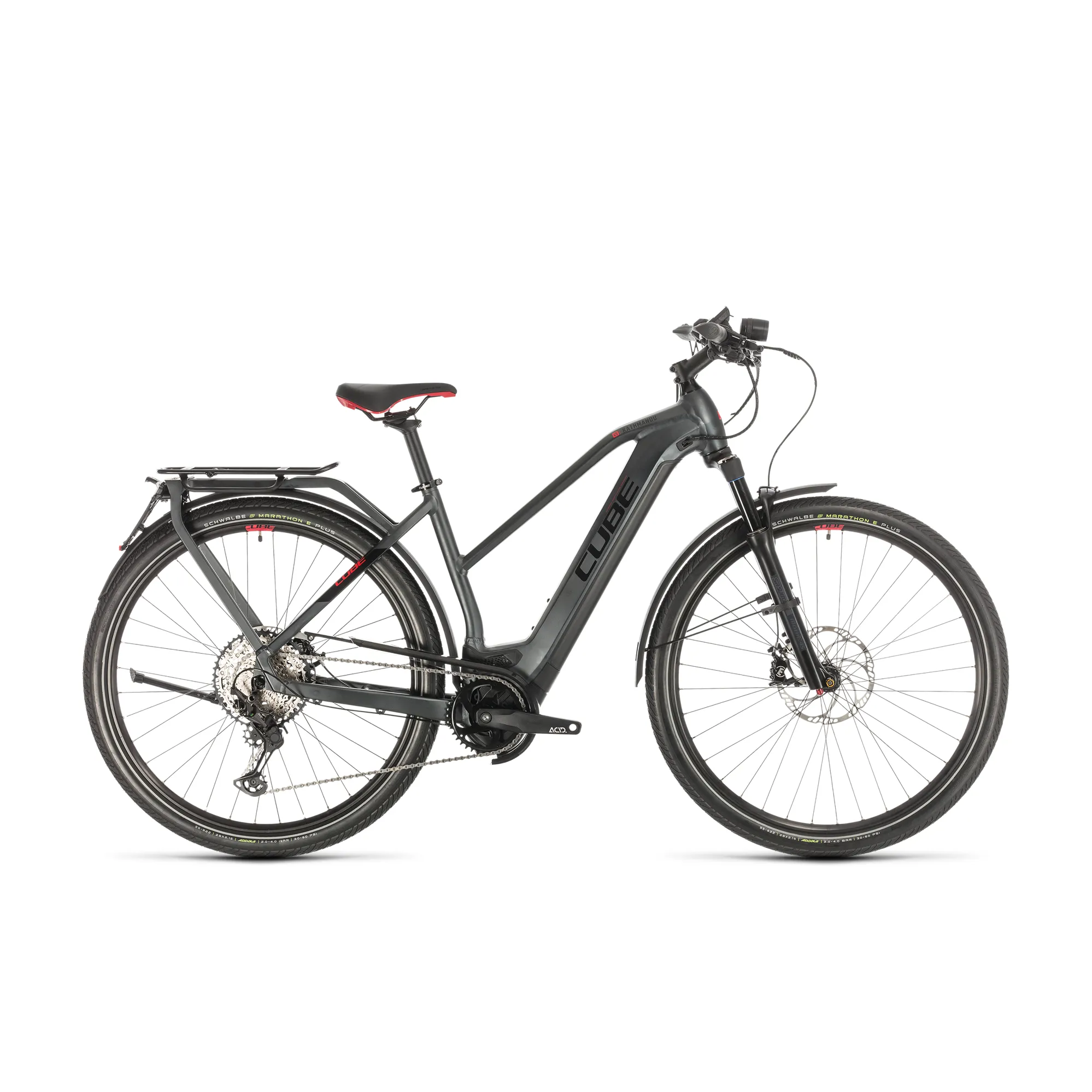 2021 Cube Kathmandu Hybrid 45 625 Electric Hybrid Bike in Grey