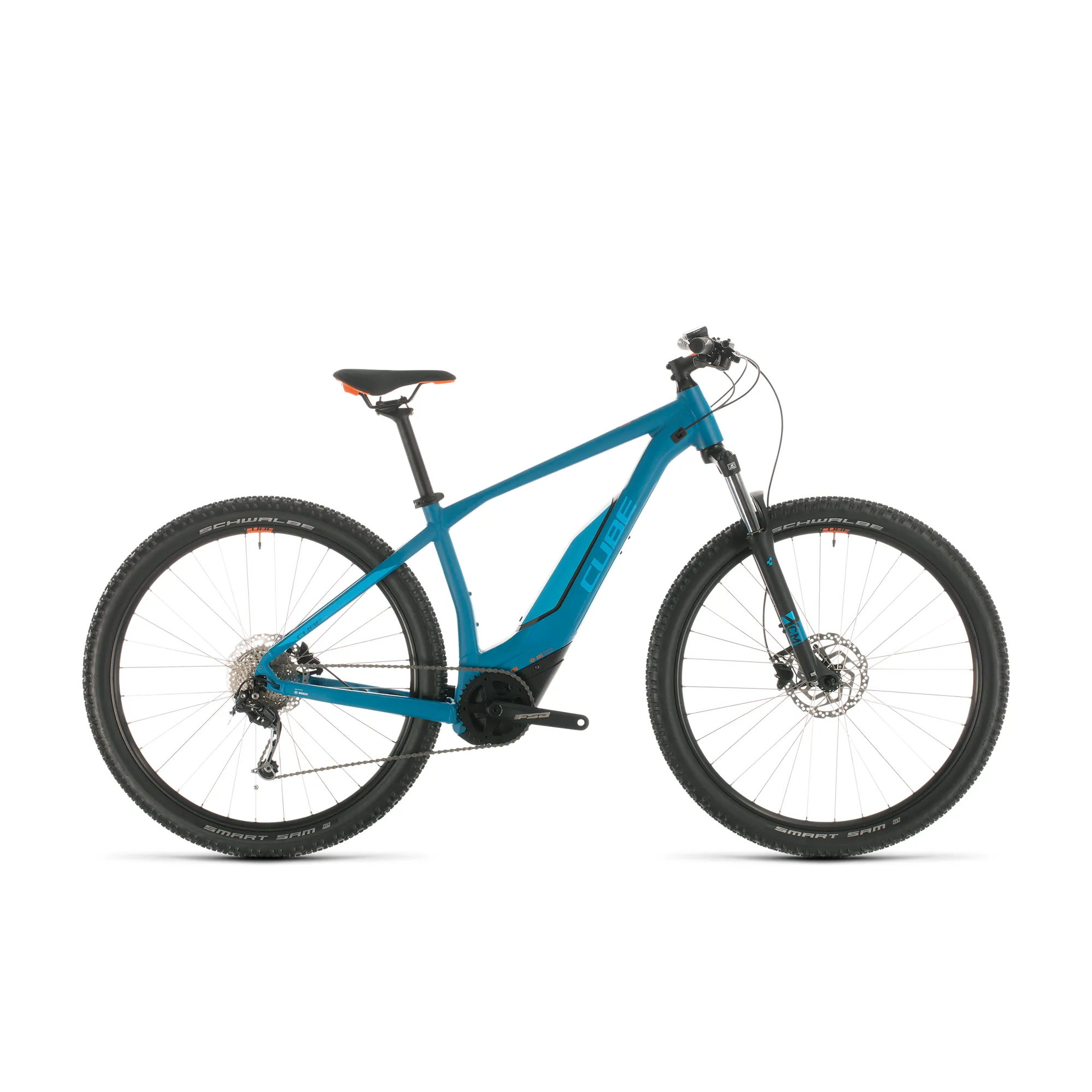 2020 Cube Acid Hybrid One 500 29 Hardtail eMountain Bike in Blue