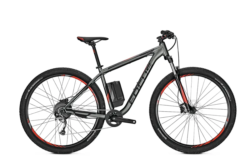 2018 Focus Whistler 2 Plus Mens Hard tail E Mountain Bike in Grey