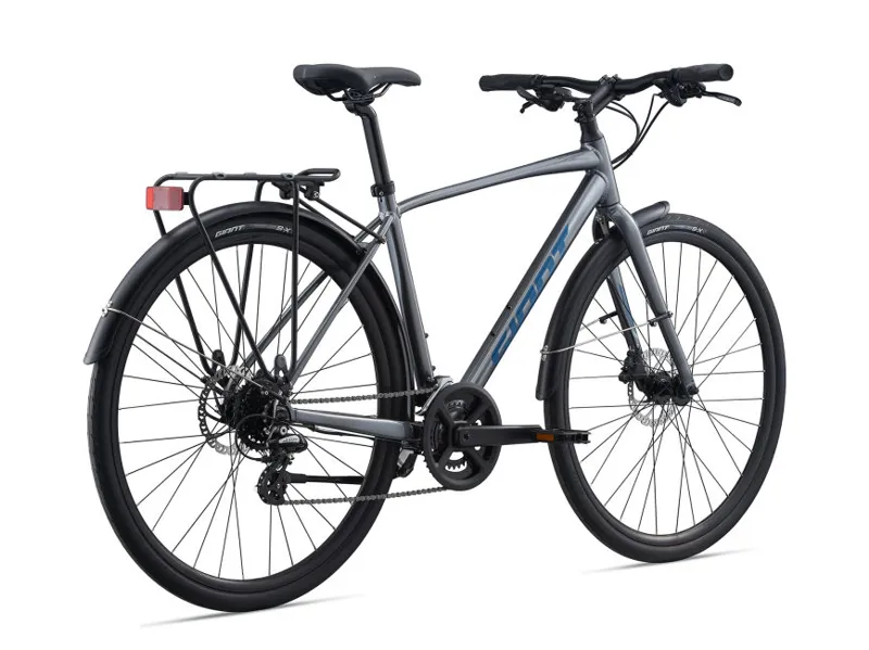 Giant Escape 2 City Disc Hybrid Bike in Silver