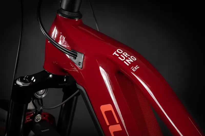 2021 Cube Touring Hybrid EXC 500 eBike in Red