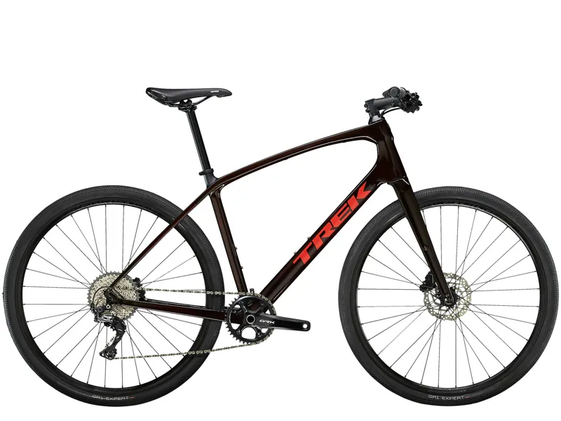 2022 Trek Fx Sport 5 Carbon in Red Carbon Smoke