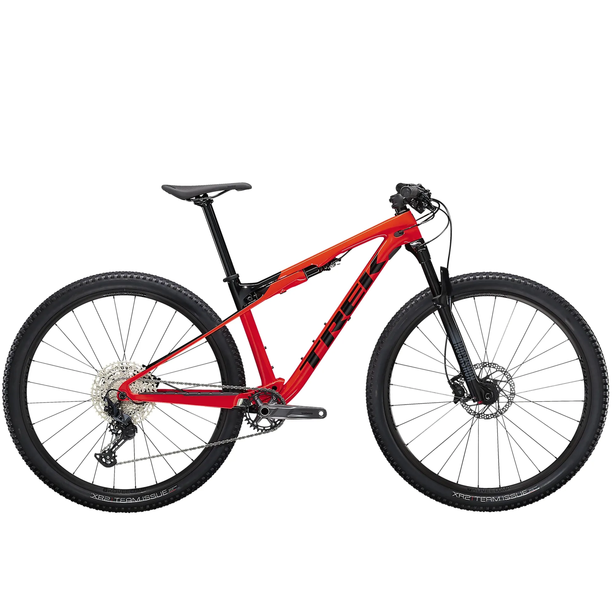 2022 Trek Supercaliber 9.6 Mountain Bike in Radioactive Red Trek
