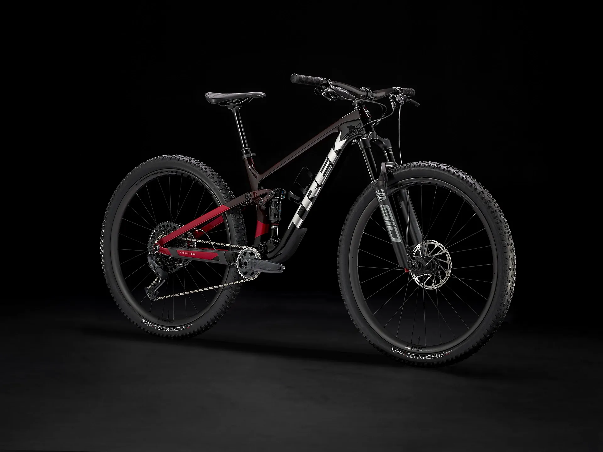 2022 Trek Top Fuel 9.8 GX Mountain Bike in Carbon Red Smoke Black