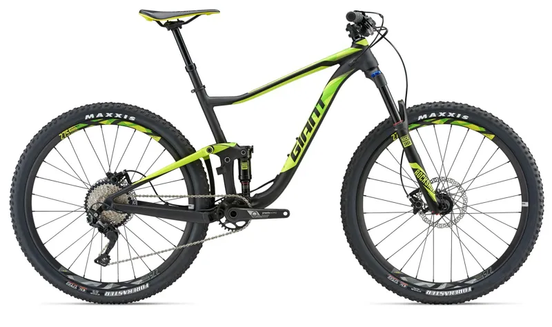 2018 Giant Anthem 3 XC Full Sus Bike In Black Neon Yellow